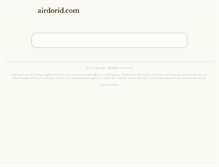 Tablet Screenshot of airdorid.com